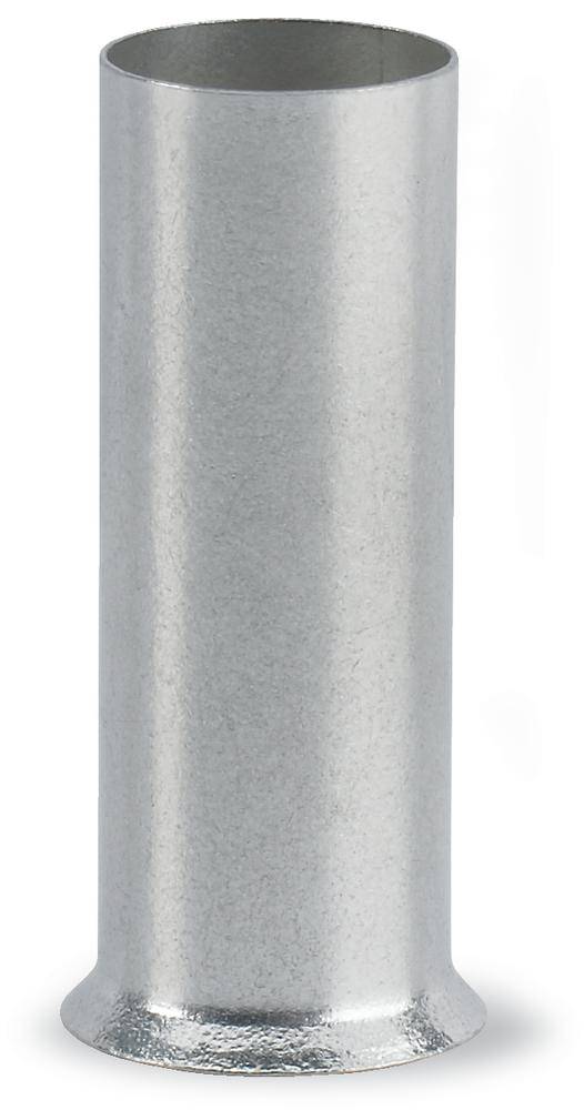 Ein zylindrisches Metallrohr mit erweitertem Rand unten. Mögliche Verwendung in technischen oder industriellen Anwendungen.