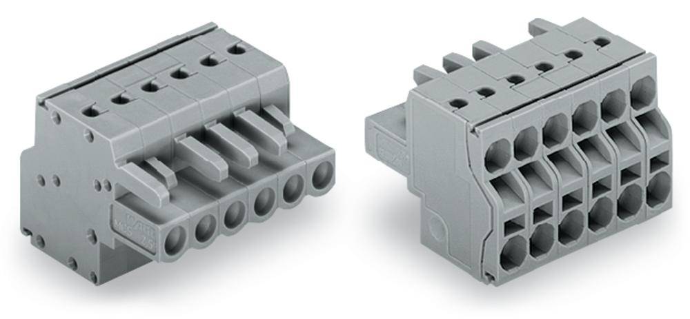 WAGO Buchsengehäuse-Kabel 231 Polzahl Gesamt 2 Rastermaß: 5 mm 231-2102/026-000 100 St.