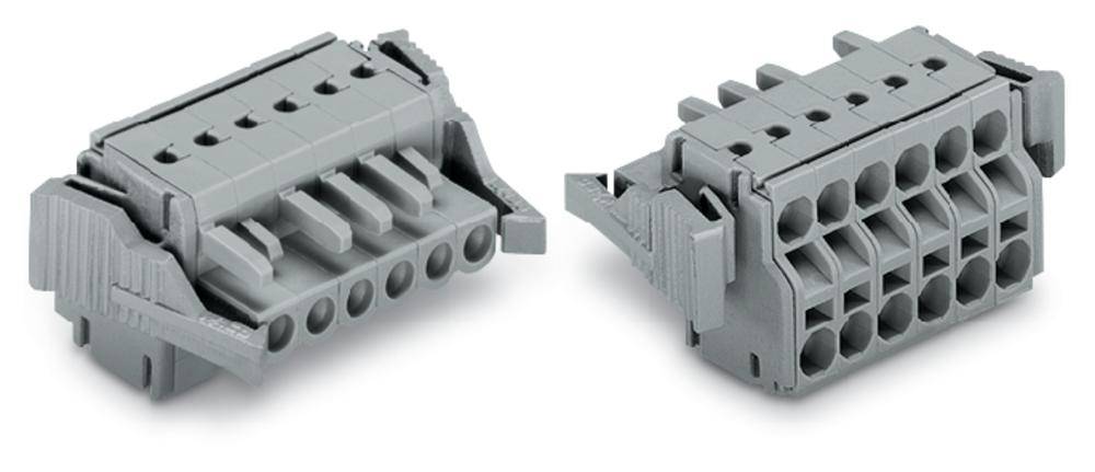WAGO Buchsengehäuse-Kabel 231 Polzahl Gesamt 5 Rastermaß: 5 mm 231-2105/037-000 50 St.