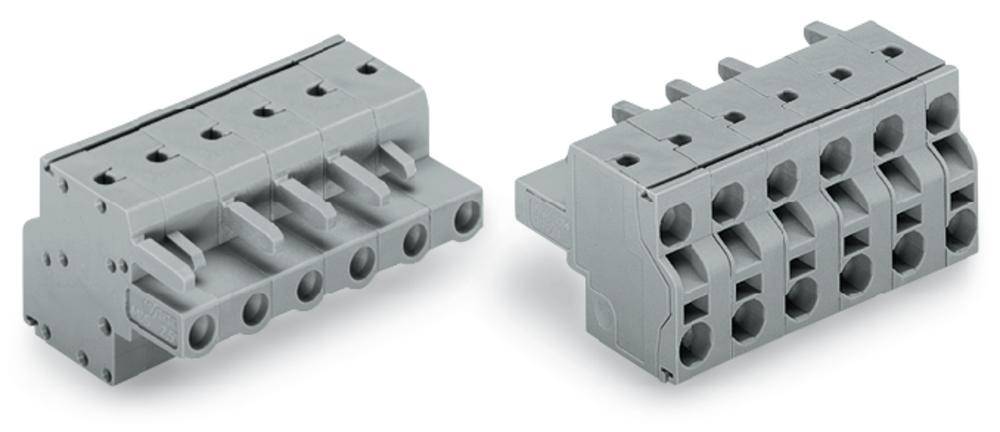 WAGO Buchsengehäuse-Kabel 231 Polzahl Gesamt 8 Rastermaß: 7.50 mm 231-2208/026-000 25 St.
