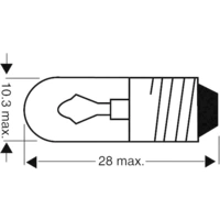 Barthelme 00260703 Skalenlampe 7 V 2 W Sockel E10 Klar 1 St. Barthelme 00260703 Skalenlampe 7 V 2 W Sockel E10 Klar 1 St.