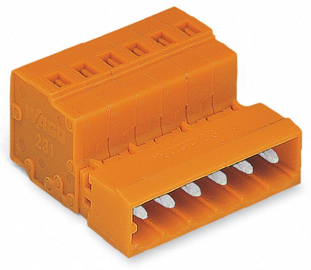 WAGO Stiftleiste (Standard) 300 Polzahl Gesamt 23 Rastermaß: 5.08 mm 231-653 10 St.