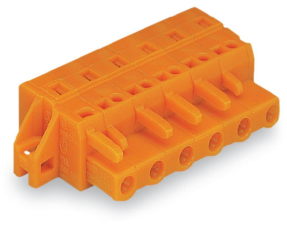 WAGO Buchsengehäuse-Kabel 231 Polzahl Gesamt 3 Rastermaß: 7.62 mm 231-703/031-000 50 St.