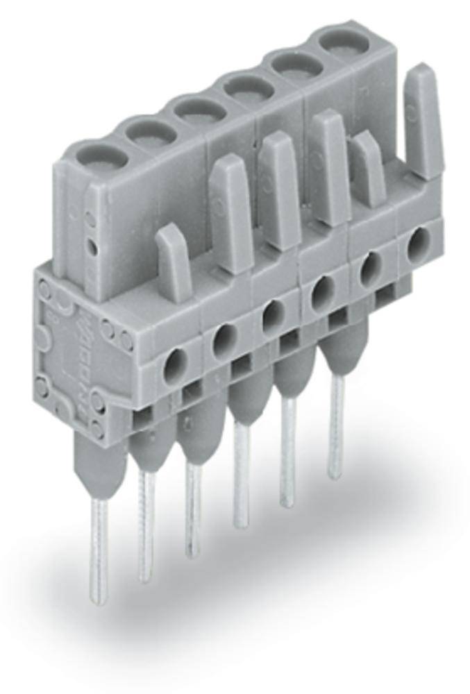 WAGO Buchsengehäuse-Platine 232 Polzahl Gesamt 8 Rastermaß: 5 mm 232-138/005-000 50 St.