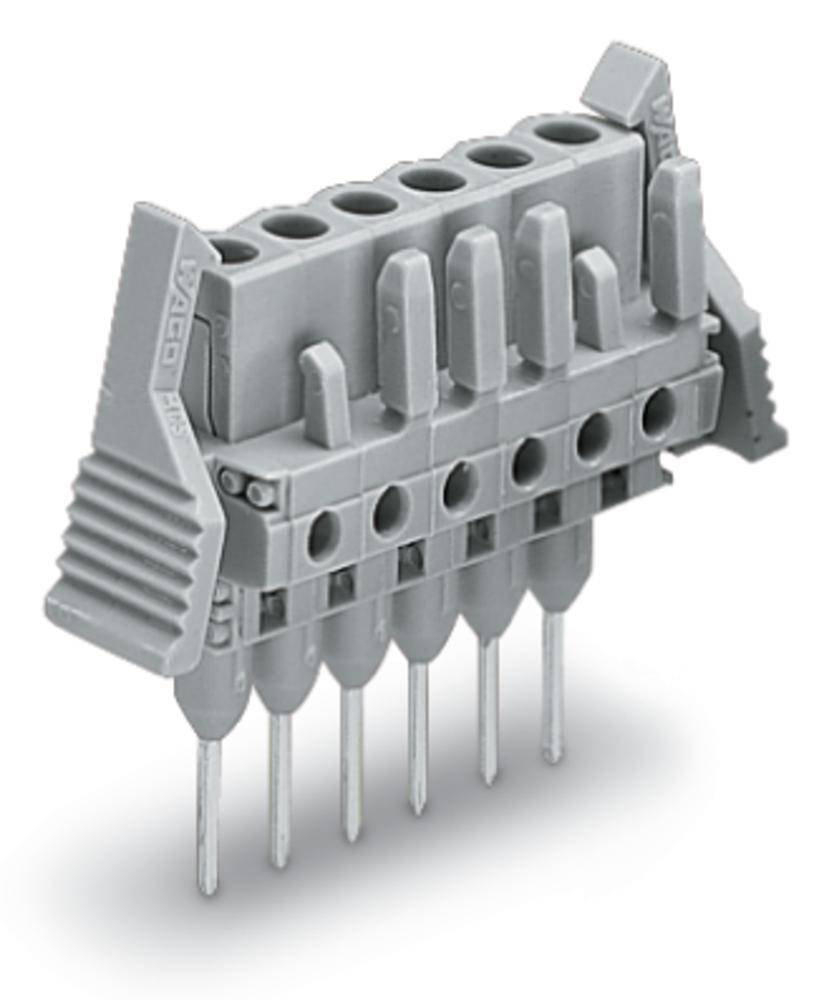 WAGO Buchsengehäuse-Platine 232 Polzahl Gesamt 12 Rastermaß: 5 mm 232-142/005-000/039-000 25 St.
