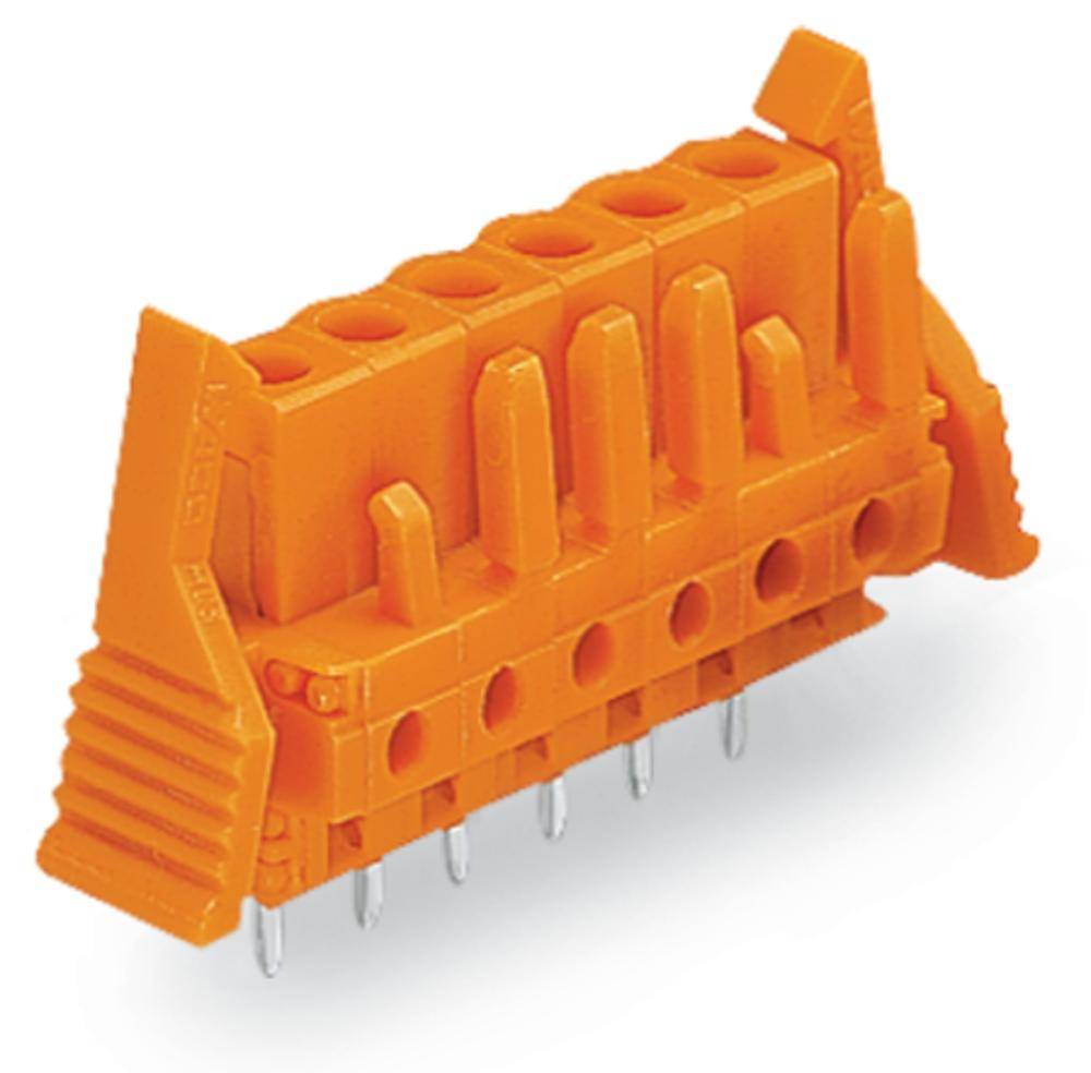 WAGO Buchsengehäuse-Platine 232 Polzahl Gesamt 6 Rastermaß: 5.08 mm 232-166/039-000 50 St.