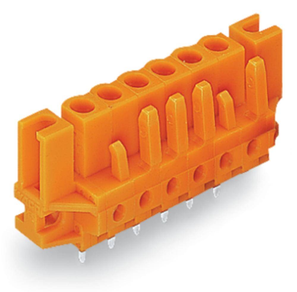 WAGO Buchsengehäuse-Platine 232 Polzahl Gesamt 8 Rastermaß: 5.08mm 232-168/047-000 50St.