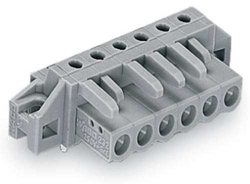 WAGO Buchsengehäuse-Platine 232 Polzahl Gesamt 9 Rastermaß: 5 mm 232-239/031-000 25 St.
