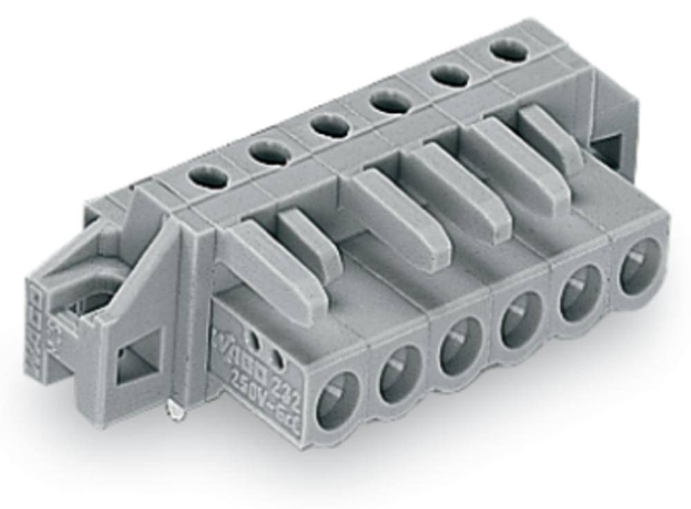 WAGO Buchsengehäuse-Platine 232 Polzahl Gesamt 8 Rastermaß: 5 mm 232-238/031-000 50 St.