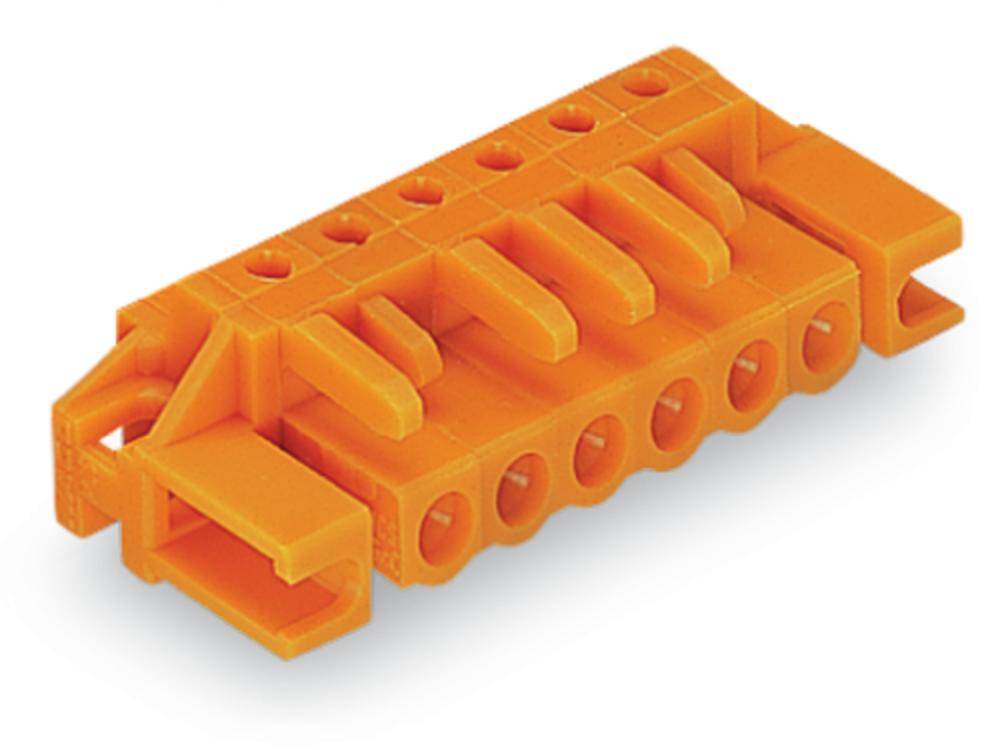 WAGO Buchsengehäuse-Platine 232 Polzahl Gesamt 4 Rastermaß: 5.08 mm 232-264/047-000 50 St.