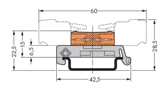 WAGO Stiftleiste (Standard) 301 Polzahl Gesamt 10 Rastermaß: 7.62mm 232-590/007-000 10St.