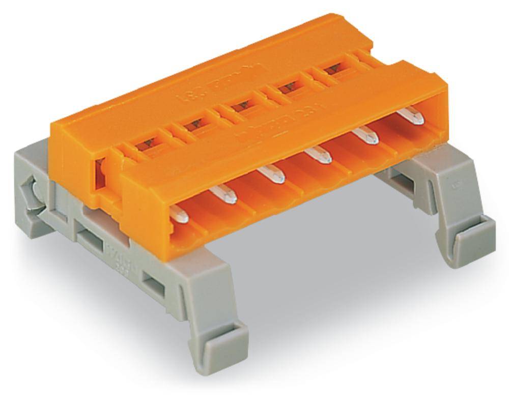 WAGO Stiftleiste (Standard) 301 Polzahl Gesamt 9 Rastermaß: 7.62 mm 232-589/007-000 10 St.