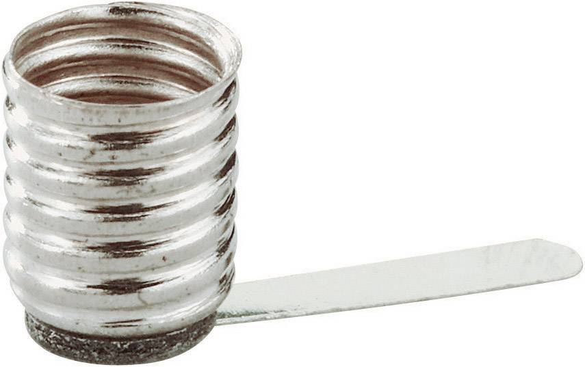 Metallschraubeinsatz mit flachem Schraubendreher, zeigt Gewindedesign und metallische Oberfläche.