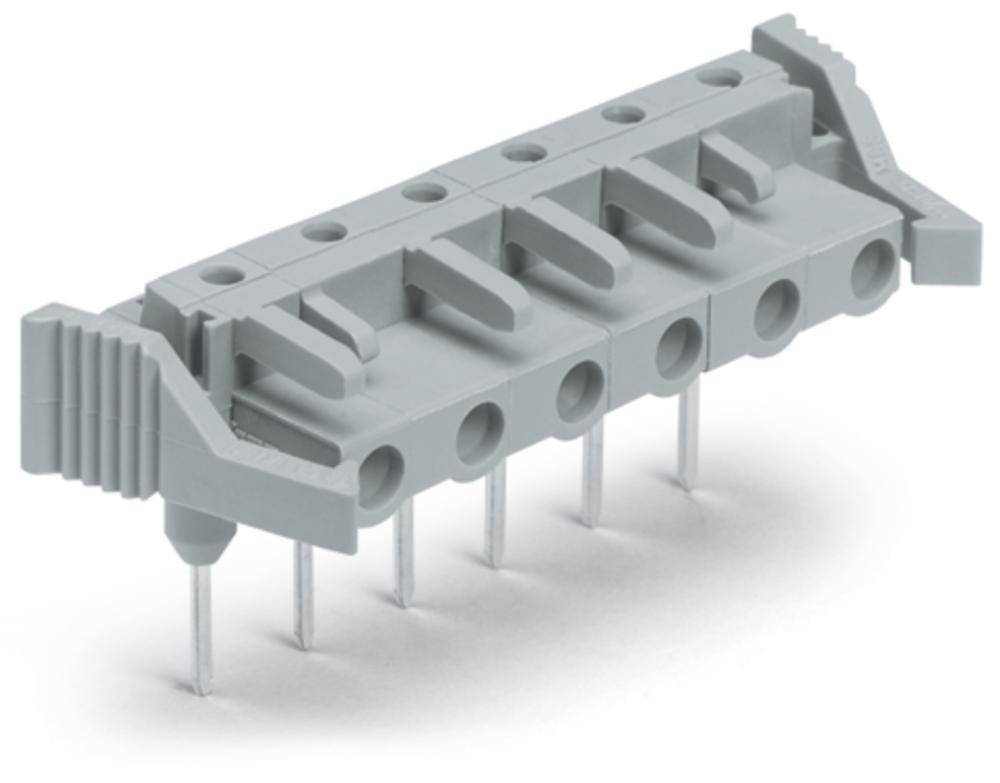 WAGO Buchsengehäuse-Platine 232 Polzahl Gesamt 6 Rastermaß: 7.50mm 232-836/005-000/039-000 50St.