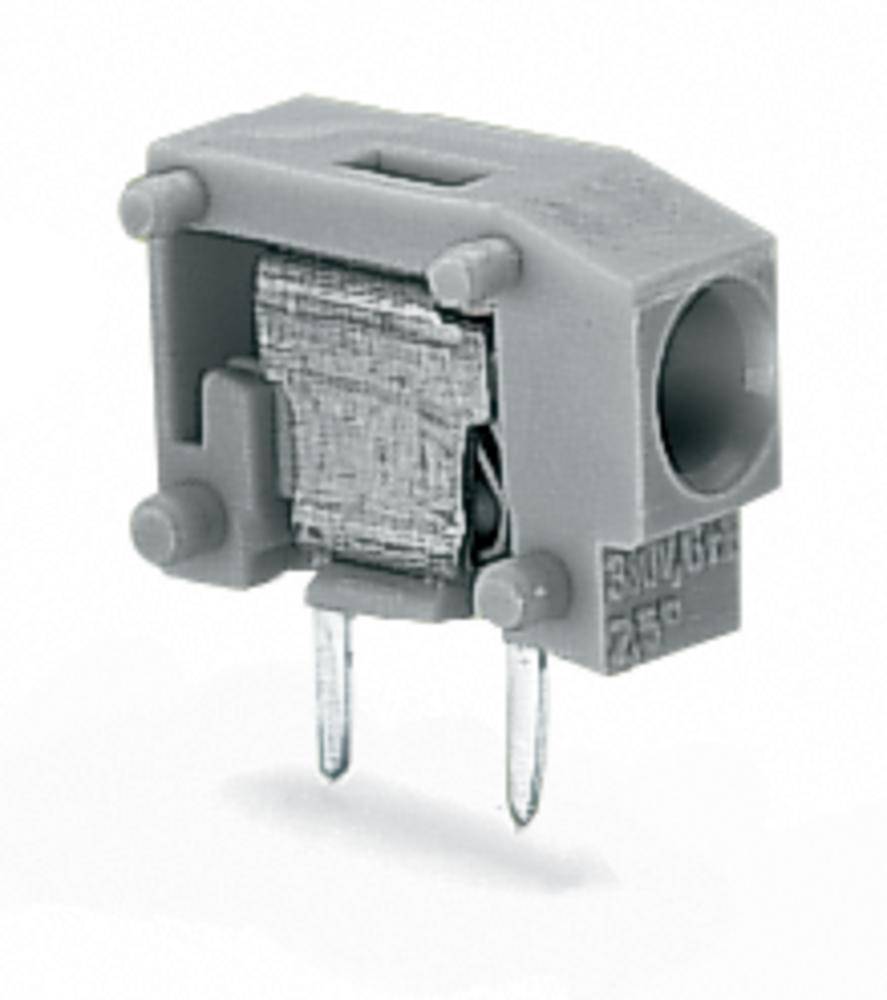 WAGO 235-743 Federkraftklemmblock 1.50 mm² Polzahl (num) 1 Lichtgrau 800 St.