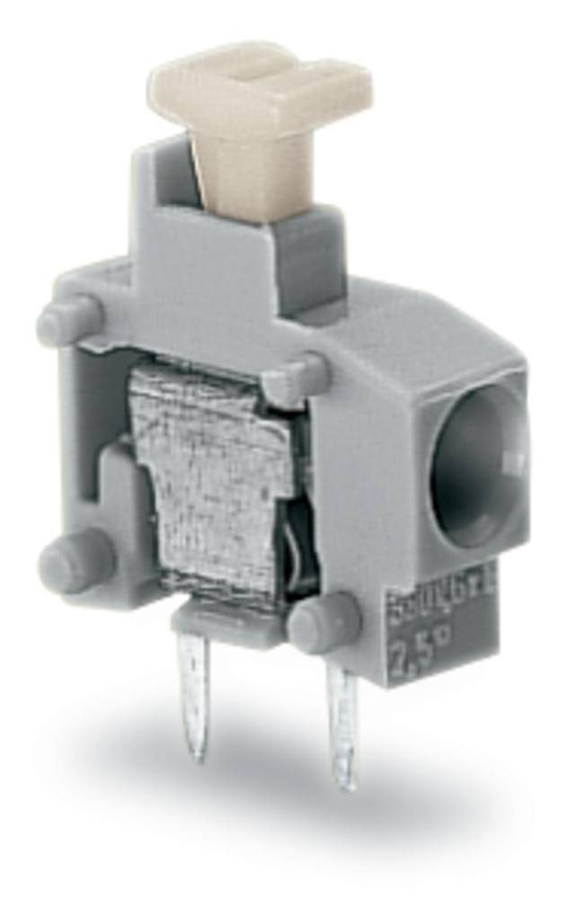 WAGO 235-745/331-000 Federkraftklemmblock 0.75 mm² Polzahl 1 Weiß 800 St.