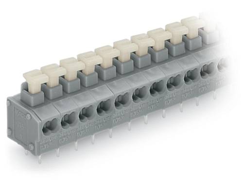 WAGO 235-452/331-000 Federkraftklemmblock 0.34 mm² Polzahl 2 Grau 420 St.
