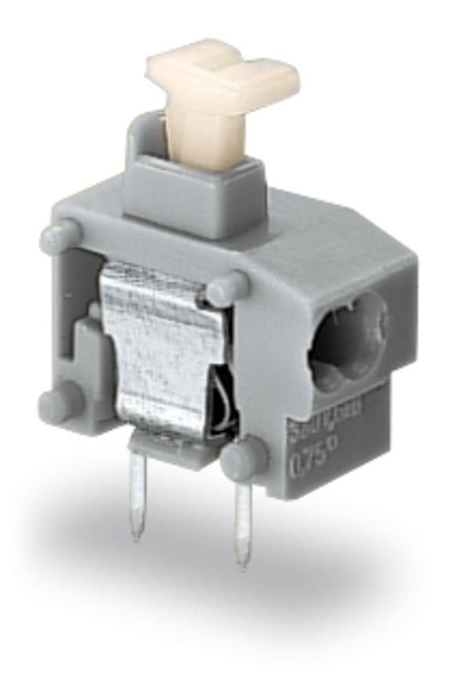 WAGO 235-551/332-000 Federkraftklemmblock Polzahl 1 Grau 600St.