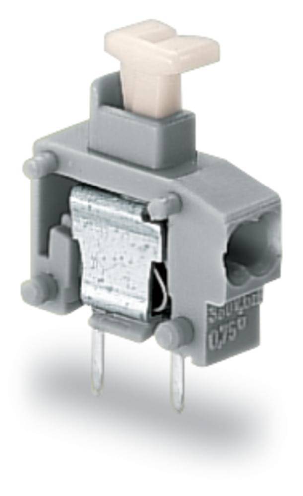 WAGO 235-713/331-000 Federkraftklemmblock Polzahl 1 Lichtgrau 800St.