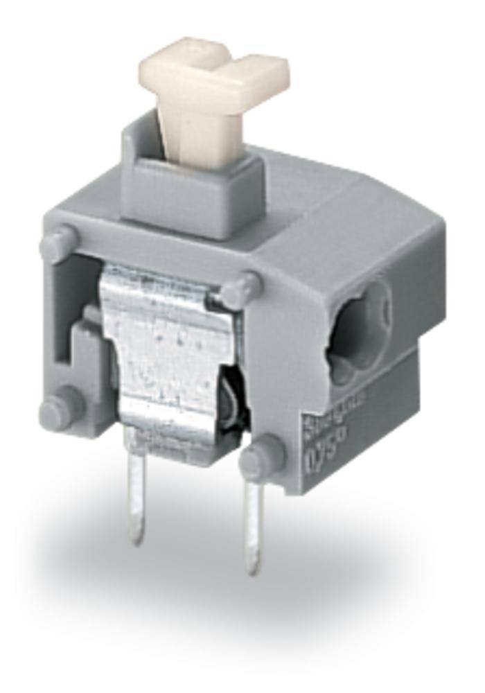 WAGO 235-851/333-000 Federkraftklemmblock 0.34mm² Polzahl 1 Grau 400St.