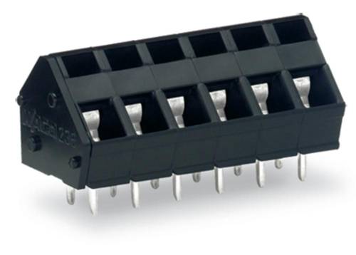 WAGO 236-402/334-604 Federkraftklemmblock 2.50 mm² Polzahl 2 Schwarz 420 St.