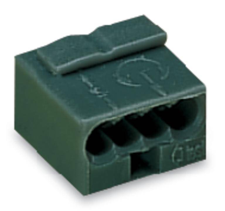 WAGO 243-214 Verbindungsklemme flexibel: - starr: 0.28-0.5 mm² Polzahl (num): 4 400 St. Dunkelgrau