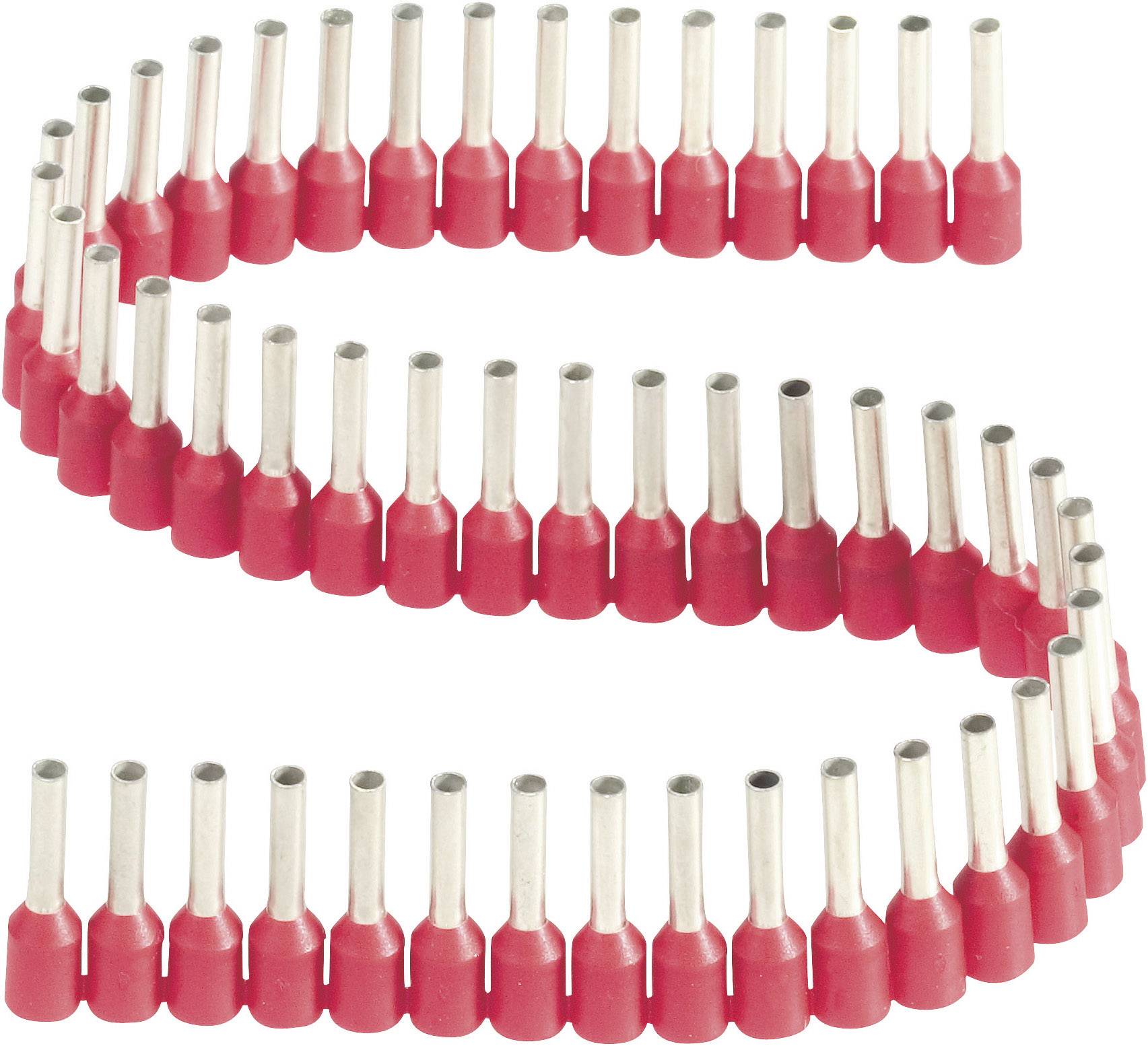 Vogt Verbindungstechnik 460408.00050 Aderendhülse 1.5mm² Teilisoliert Rot 50St.