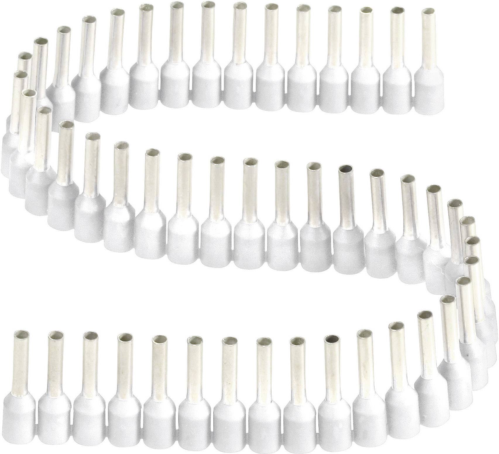 Vogt Verbindungstechnik 470108.00050 Aderendhülse 0.5mm² Teilisoliert Weiß 50St.