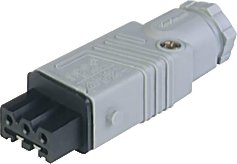 Hirschmann 932 140-106-200 Netz-Steckverbinder STAK Buchse, gerade Gesamtpolzahl: 3 + PE 16A Grau 200St.