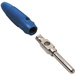 BKL Electronic 072153-P Bananenstecker Stecker, gerade Stift-Ø: 4mm Blau 1St.