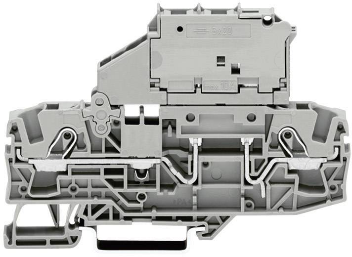 WAGO 2006-1611 Sicherungsklemme 7.50 mm Zugfeder Belegung: L Grau