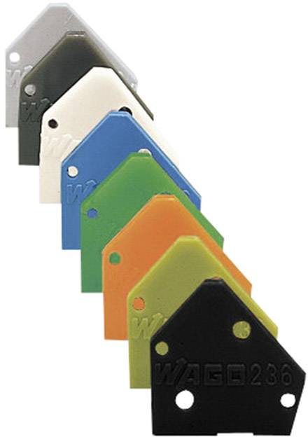 WAGO 236-100 Abschlussplatte Grau 1 St.