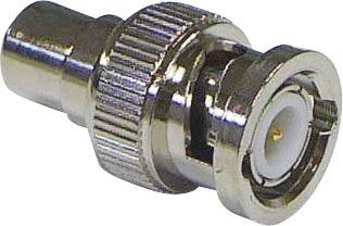 SpeaKa Professional SP-7869892 BNC / Cinch Adapter [1x BNC-Stecker - 1x Cinch-Buchse] Silber