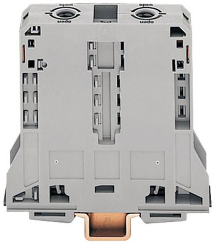 285-195 Durchgangsklemme 25mm Zugfeder Belegung: L Grau 1St.