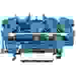 WAGO 2001-1304 Durchgangsklemme 4.20mm Zugfeder Belegung: N Blau