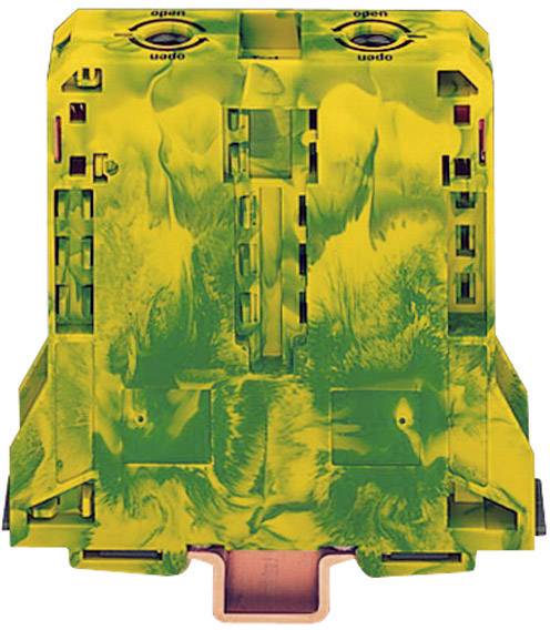 WAGO 285-197 Schutzleiterklemme 25mm Zugfeder Belegung: PE Grün, Gelb 1St.