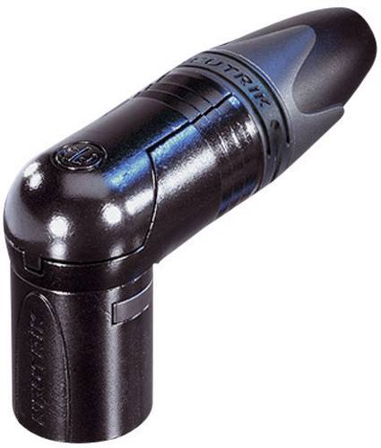 Neutrik NC4MRX-B RX XLR Connector Plug Right Angle 4 Pins Black