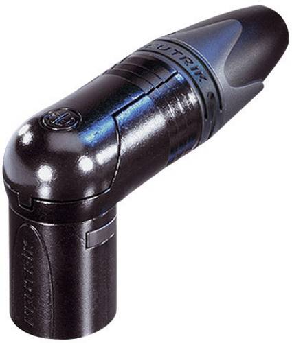 Neutrik NC5MRX-B XLR-Steckverbinder Stecker, gewinkelt Polzahl: 5 Schwarz 1 St.