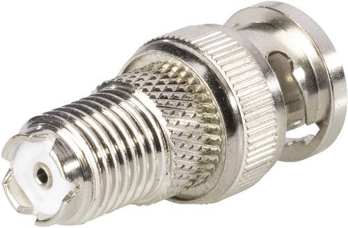 BKL Electronic 0407015 0407015 Mini-UHF-Adapter Mini-UHF-Buchse - BNC-Stecker