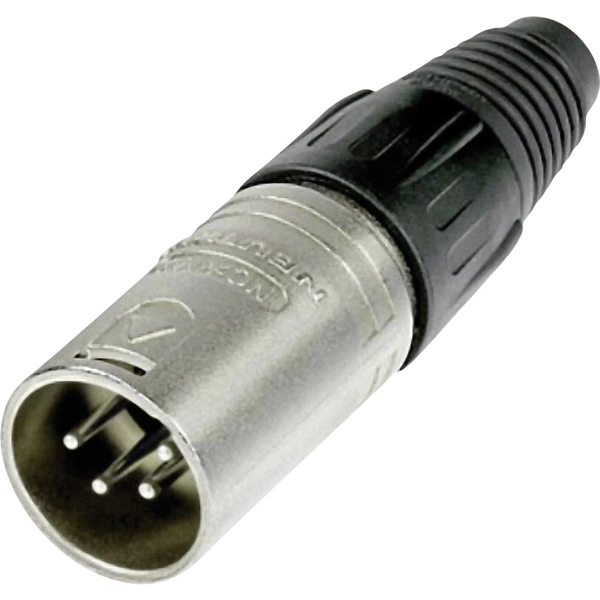 Neutrik NC4MX XLR-Steckverbinder Stecker, gerade Polzahl: 4 Silber 1 St. Neutrik NC4MX XLR-Steckverbinder Stecker, gerade Polzahl: 4 Silber 1 St.