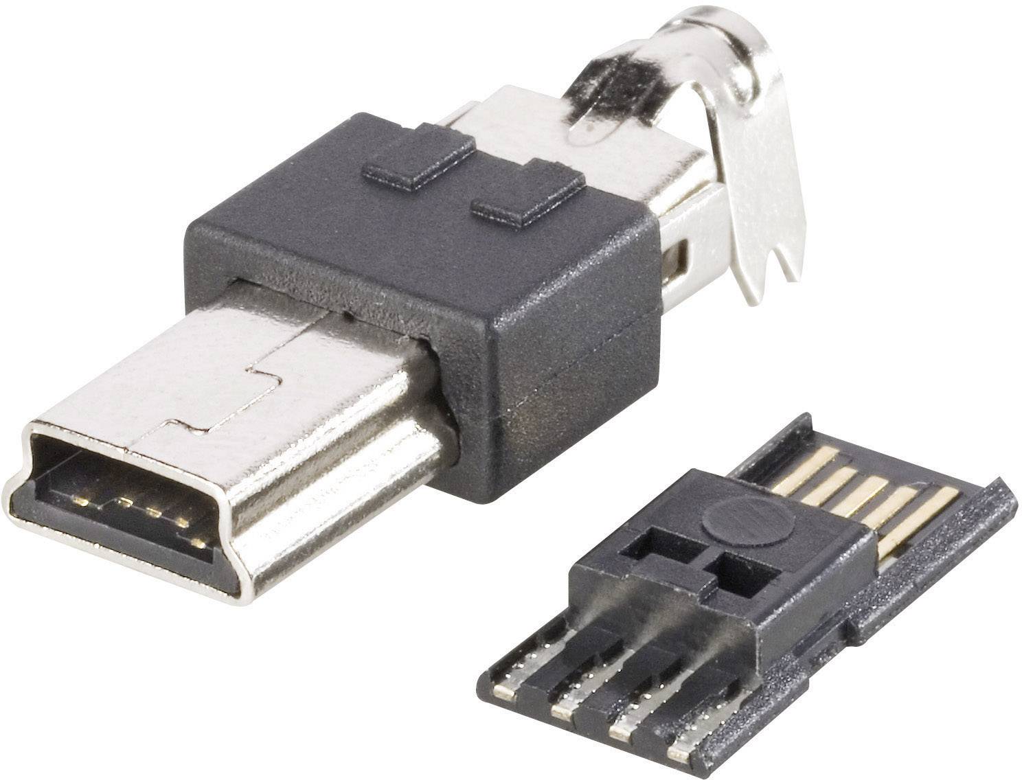 BKL Electronic Mini USB-Stecker 2.0 Stecker, gerade 10120252 Mini USB-B Inhalt: 1St.