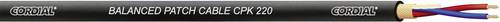 Cordial CPK 220 Mikrofonkabel 2 x 0.20mm² Schwarz Meterware