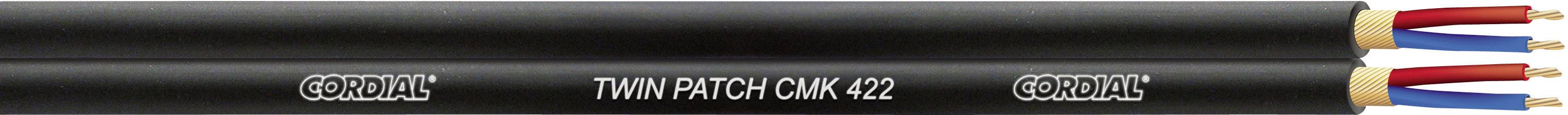 Cordial CMK 422 Mikrofonkabel 4 x 0.22mm² Schwarz Meterware