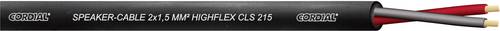 Cordial CLS 215 Black 100 Lautsprecherkabel 2 x 1.50mm² Schwarz Meterware