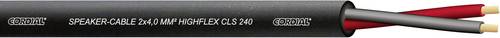 Cordial CLS 240 Black 100 Lautsprecherkabel 2 x 4 mm² Schwarz Meterware