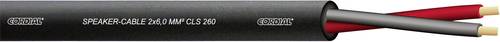 Cordial CLS 260 Black 500 Lautsprecherkabel 2 x 6mm² Schwarz Meterware