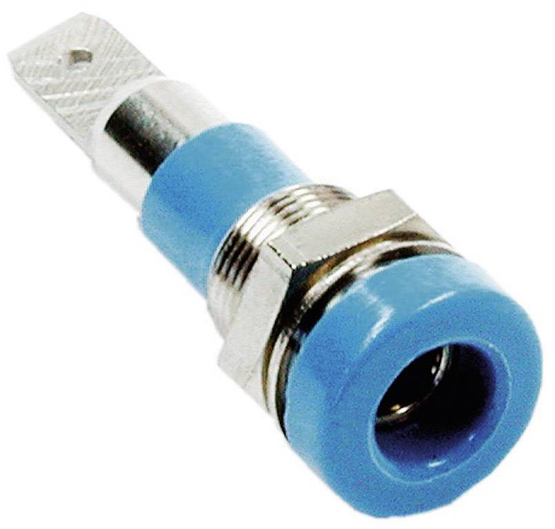 Stäubli LB-I4R-A Laborbuchse Buchse, Einbau vertikal Stift-Ø: 4 mm Braun