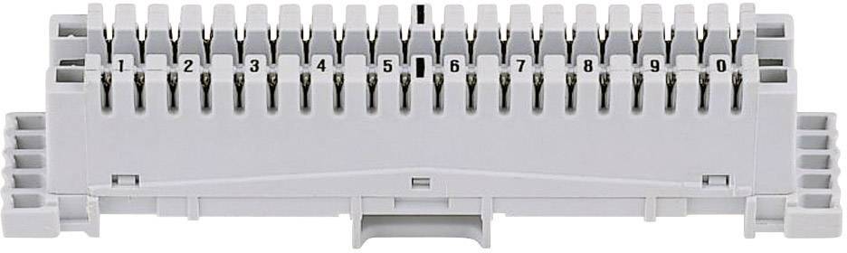 79101-510 00 LSA-PLUS<sup>®</sup> Anschlussleiste Baureihe 2 Anschlussleiste 10 Doppeladern Grau Inhalt: 1 St.