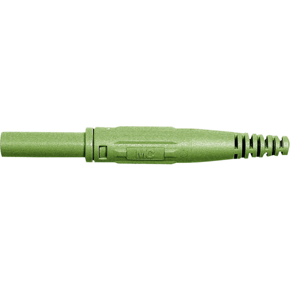 Stäubli XK-410 Laborbuchse Buchse, gerade Stift-Ø: 4mm Grün