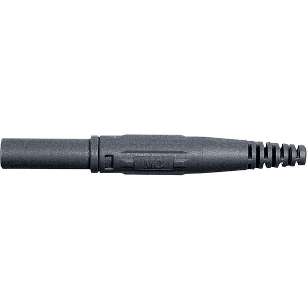 Stäubli XL-410 Laborstecker Stecker, gerade Stift-Ø: 4mm Schwarz